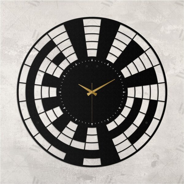Bismillah Metal Wall Clock